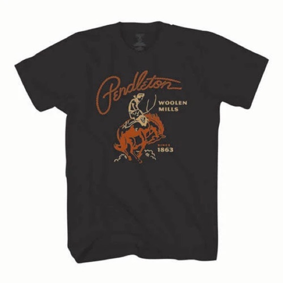 Pendleton Unisex Woolen Mills Steer Rodeo Tee Shirt- XL - Picture 1 of 3